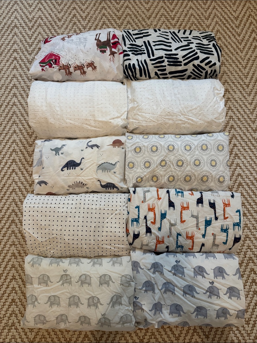 Pottery Barn Kids organic cotton Fitted Crib Sheets